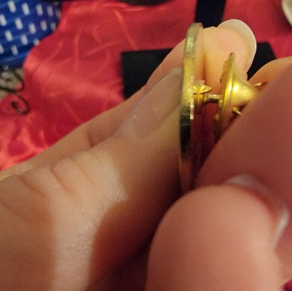 Gold tone CSC pin - Picture 3 of 5